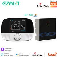 Smart Tuya Thermostat Wifi RF Wireless Temperature Controller for Gas Boiler Water Heating Works with Alexa Google Home