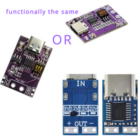 PDC004-PD Decoy Module, PD 23.0 to DC DC Adapter Cable USB-C PD 9V 12V 15V 20V DC Fixed Voltage Power Trigger Module