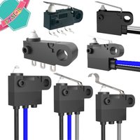 1Pcs Waterproof Micro Switch DW2 IP67 Waterproof High Travel Limit Detection Switch, Charging Gun Long Button