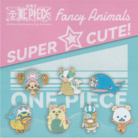 1pc Official ONE PIECE Animal Pin Blind Box (7 Regular + 1 Hidden Styles) – Adorable Full Crew Collection, Perfect for Display