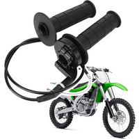 7/8" 22mm Motorcycle Grips Throttle Accelerator Universal Handle Grips and Cable Set Handle Bar Motorbike Accessories