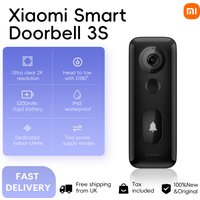 Xiaomi Smart Doorbell 3S Mijia 2K HD Night Vision Video Doorbell Long Battery Life AI Human Recognition with Mi home APP IP65