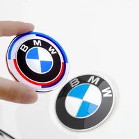 2Pcs 82mm 74mm Car Front Bonnet Logo Rear Trunk Cover Badge Emblem for BMW E46 E39 E60 E90 E30 X1 X2 X3 X4 X5 X6 X7 M3 M4 M5