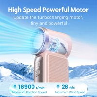 Powerful Mini Handheld Fan High-speed Turbo Fan Portable Pocket Fan Usb Charging Long Battery Life Suitable For Outdoor Cooling