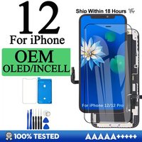 Genuine authentic oled display for iphone 12 12pro OEM Incell touch screen assembly Replacement Factory Display With 3D Touch