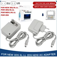 EU US Plug Charger AC Adapter 100V-240V For NEW 3DS XL LL AC Power Supply For DSi DSi XL 2DS 3DS 3DS XL Gamig Console