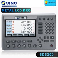 SINO High-end SDS200 Metal 4 Axis LCD Digital Readout Kits Test Intrusment Glass Linear Scale Machine For Milling Lathe CNC TTL