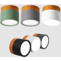 Plafonnier LED Nordique à Montage en Saillie 9W 12W 15W 18W 20W 24W Dimmable 110V-240V pour Salon, Hall d'Entrée, Chambre à Coucher