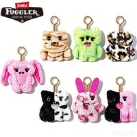 Original Fuggler Teeth Monsters Baby Baddies Keychain Plush Pendant Blind Bag Toys Funny Ugly Doll Stuffed Peluche Keyrings Gift