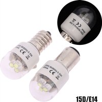 15D/E14 Practical Sewing LED Bulb Light Illuminate 0.5W 50/60Hz 230V Lamp Household Replace Sewing Machine Bulbs