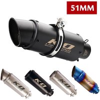 AliExpress NONE 38-51MM Universal Motorcycle Racing Dirt Bike ATV Exhaust Muffler Tail Pipe Removable DB Killer Slip On Modified System