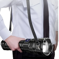 1000 W eingebauter Akku, Blitzlicht, Notfallstrahler, 9 km, 990000000 lm, leistungsstärkste LED-Taschenlampen, taktische Taschenlampe, 15000 mAh