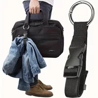 Buckle Backpack Strap Portable Strap with Release Buckle Additional Bag Luggage Strap Belt Jacket Holder