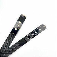 ADT-Link PCIE 5.0 X4 Gen5 M.2 NVMe SSD Solid State Drive Riser Adapter M.2 M Key 128Gbps Extension Cable Supports 22110 2280