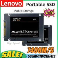 Lenovo 4TB Solid State Disk SSD 870 EVO 1TB 2TB Internal HDD Hard Drive Sata3 2.5 Inch For Laptop Microcomputer Desktop
