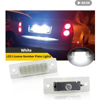 2PCS OEM LED License Plate Light Bulbs For VW Golf 5 Plus 05-09 Caddy MK Ⅲ 04-10 Passat Cimousint 01-05 Touran 03-10 Jetta 05-10