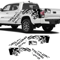 Pickup Side Sticker For Toyota Tacoma TRD SR 5 Truck Splash Grunge Decor Decals Car Vinyl Film Covers Auto Tuning Accessories