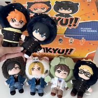 Eaki Original Haikyuu Mascot Series Blind Box Plush Vinyl Pendant Hinata Shoyo Kawai Anime Collectible Toy Gift For Anime Fans