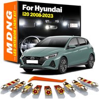 Canbus License Plate Lamp For Hyundai i20 MK1 MK2 MK3 N Line 2008-2018 2019 2020 2021 2022 2023 LED Bulbs Interior Map Light Kit