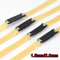 1.5/2.0mm High Quickly 1-5PCS Slingshot Hunting Powerful Flat Rubber Band Elasticity Outdoor Catapult Shooting Accessories