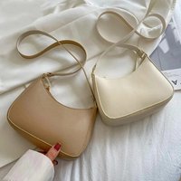 Fashion Portable Handbag Retro Hong Kong Style Portable One-shoulder Underarm Bag Advanced Handbags Shoulder Bag