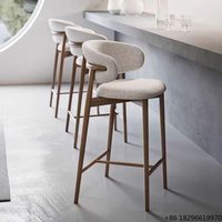 Hot Sales Modern Luxury Bar Stool Counter Height Swivel Adjustable For Home Dining Room Bar Cafe