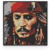 Famous movie character Building Blocks Brick MOC Pixel Art Decoration Painting DIY Home Decorative Assembly Toy Gifts