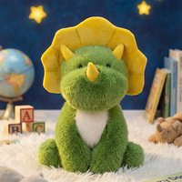 25/35/45CM Cartoon Triceratops Plush Toys Kawaii Sitting Dinosaur Doll Stuffed Soft Animal Pillow Kids Boys Birthday Gift