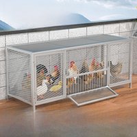 Outdoor Chicken Cage Wire Mesh Net Duck Goose Farming Shelter Large Size Rainproof Proof Rural Household Pet Supplies