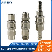 European Standard EU Euro Type Air Line Quick Release Pneumatic Fitting Quick Coupling Connector For Air Compressor Hose