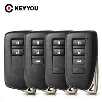 KEYYOU 1PCS 2/3/4 Button Remote Car Key Shell Cover For Lexus NX GS RX IS ES GX LX RC 200 250 350 LS 450H 300H Key Case