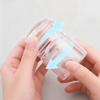 Adjustable Zoom In Out Nail Transfer Stamper Non-Deform Scaling Nail Stamping Tool For Delicate Pattern Size Transfer Silicone