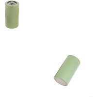 LR20 D Fake Battery Setsup Housing Placeholder Cylinder Conductor for D Rechargeable Battery Works with Elimination Cord
