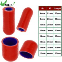 UXCELL 30mm Length 6/8/10/12/16/18/22/25/30/32/35/40MM ID Car Silicone Rubber Hose End Cap Silicone Reinforced Blanking Cap