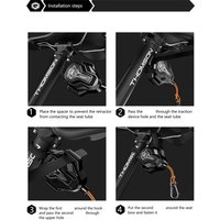 AliExpress NONE DGEV Retractable Bicycle Traction Rope Pull Rope With Hook Bicycle Tow Rope Strong Tension Safety MTB Trailer Rope Outdoor Tool