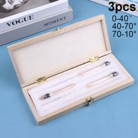 New 3Pcs Household Alcohol Concentration Tester Set, Accurate Wine Alcohol Meter 0-40% 40-70% 70-100% With Storage Case