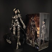 In-Stock Overlord Albedo Armored Beautiful Girl Action Figure Collectible Model Desktop Car Decoration Ornament Model Toy