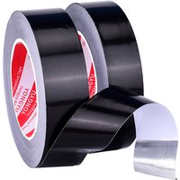 modify Black Aluminum Foil Tape Heat-Resistant Water Heater Range Hood Pipeline Sealing Waterproof Fireproof Heat Dissipation