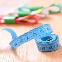 Durable 60in Soft Tape Measures Double Scale Mini Clothes Tailor Ruler Flat Ruler