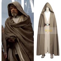 Luke Skywalker Cosplay Costume Luke Skywalker Set, Jedi Tunic and Belt Outfit