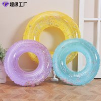 Thickened Transparent Kids Swimming Ring Double Airbag Inflatable Underarm Ring Safe Portable Popular Float Ring Baby Water Play