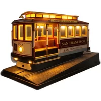 3D Printed Decorative Ornaments Train Shape Decorative For Home Office Study Desk Bedroom Decorative Ornaments