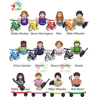 AliExpress COLOQY Kids Toys Movie Building Blocks Eleven Demogorgon Mini Action Figures Bicycle Scooter Toys For Kids Christmas Gifts