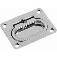 Deck Pull Handle Marine Flush Handle Deck Installation 76*57mm Secure Lifting Ring Design Enhanced Safety Features