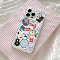 Guitar Disco Light Ball Art Phone Case For IPhone 16 16e 15 14 13 12 11 Mini Pro Max X XR XSMax 7 8 Plus Soft TPU Back Cover