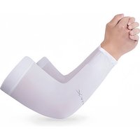 Fashion Sun Ice Silk Sleeves Unisex Summer Sun Protection Arm Sleeves Breathable UV Resistant for Outdoor Riding Driving Fishing