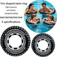 2026 New Summer toys swimming pool Tyre swimming ring, thickened swimming ring for adults and children, available in stock