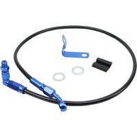 Universal Motorcycle 90° Brake Line Brake High-Pressure Steel Throat Clutch Oil Hose Line Pipe Hydraulic Reinforced Braided Hos