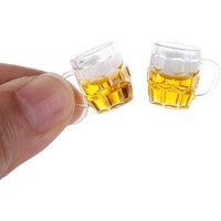 1pc Cute Toy for Dollhouse 1/12 Miniature Scene Model Scale Dollhouse Accessories Mini Beer Cup Mug Kid Toy