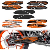 For KTM 790 SUPER ADVENTURE Duke Motorcycle Rocker Arm 3M Material Reflective Racing Wheel Rim Hub Strip Stickers Accessories
